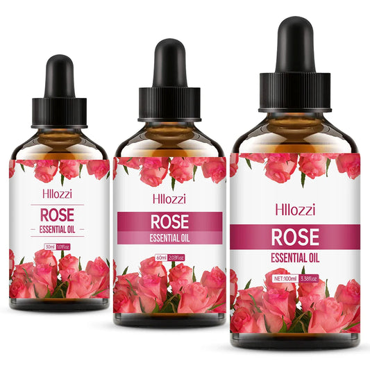 Rose Essential Oil – Aromatherapy, Massage & Moisturizer | 30–100ml Rose Essential Oil Oasis Select