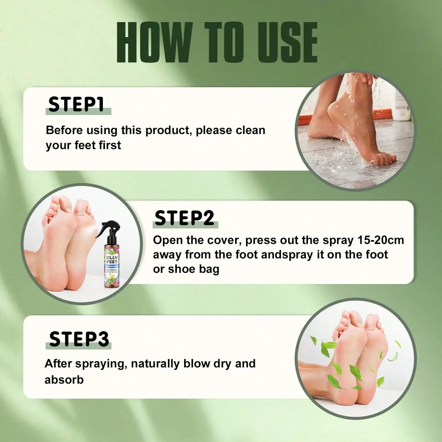 Foot & Shoe Deodorizer Spray – Natural Oils, Alcohol-Free