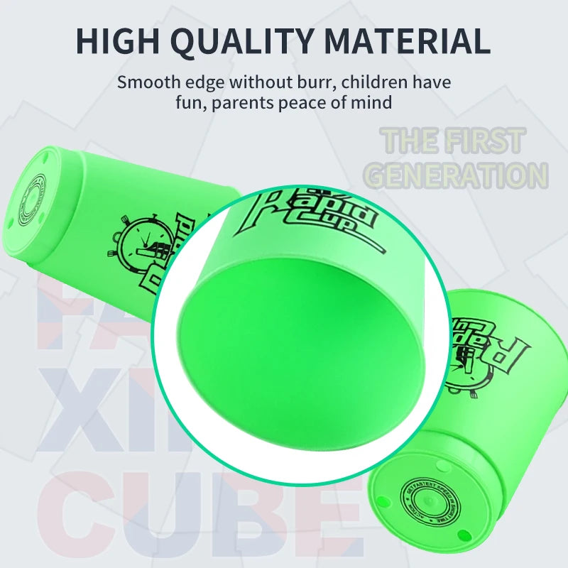 Four Colours Quick Stacks Cups Speed Cup Stacking Game Training Fast