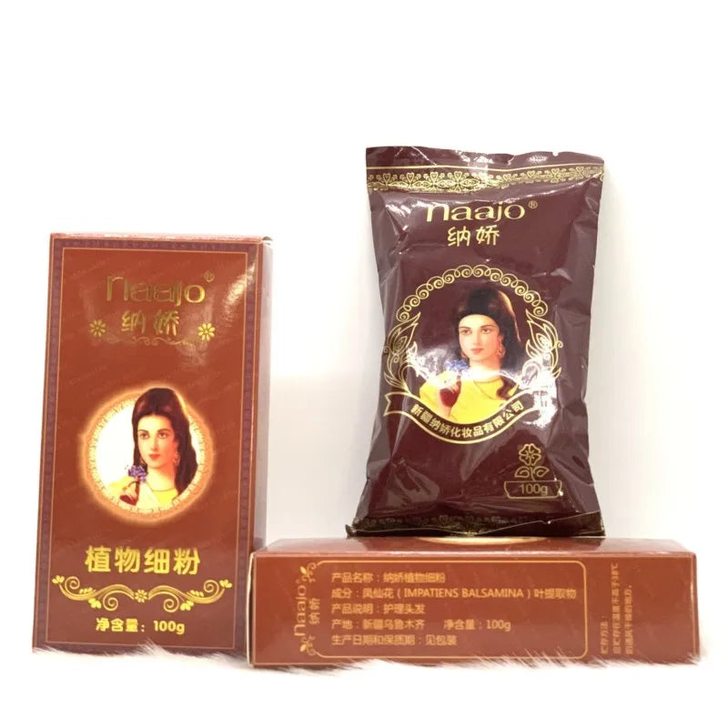 Henna Natural Plant Dye, Coffee Color Brown Black Easy To Color And Cover Gray Hair Tool Peaceful Pleasures Health and Wellness
