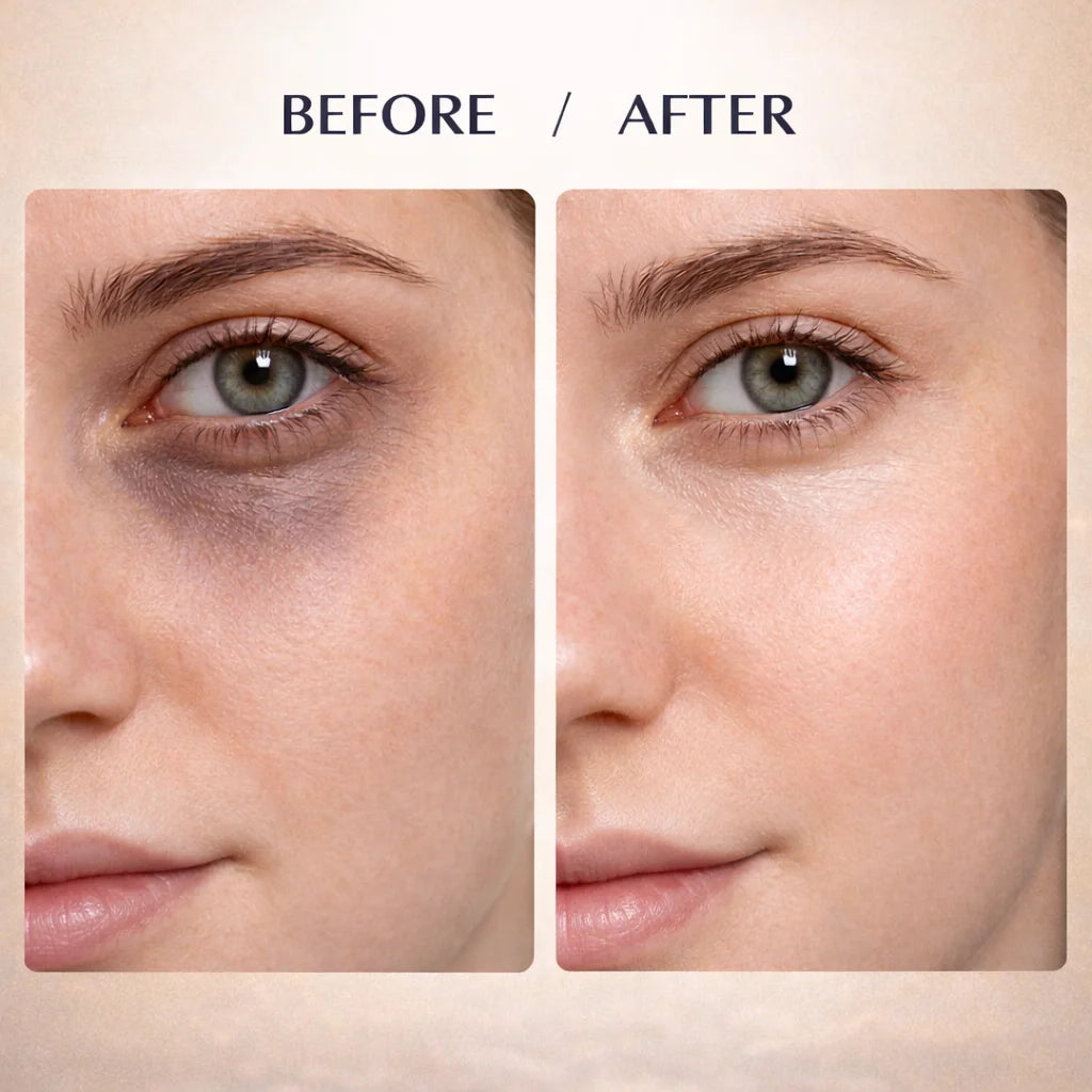 Caffeine Under Eye Elixir, Brightens, De-Puffs & Revitalizes Under Eyes ,24H De-puffing Eye Serum for Dark Circles & Fine Lines Peaceful Pleasures Health and Wellness
