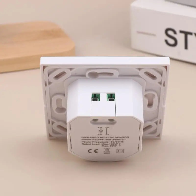 Load 7-10M Distance Infrared PIR Motion Sensor Switch 110~240V Wall Mounted Pir Infrared Motion Sensor Switch For LED Light Lamp Peaceful Pleasures Health and Wellness