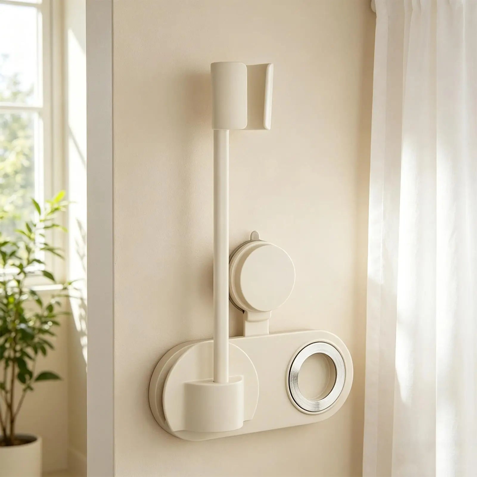 Wall Mounted Hair Dryer Holder Suction Cup Stand Hands-Free Blow Dryer Holder for Bathroom Bedroom Wall Salon Home Hotel Dorm Peaceful Pleasures Health and Wellness
