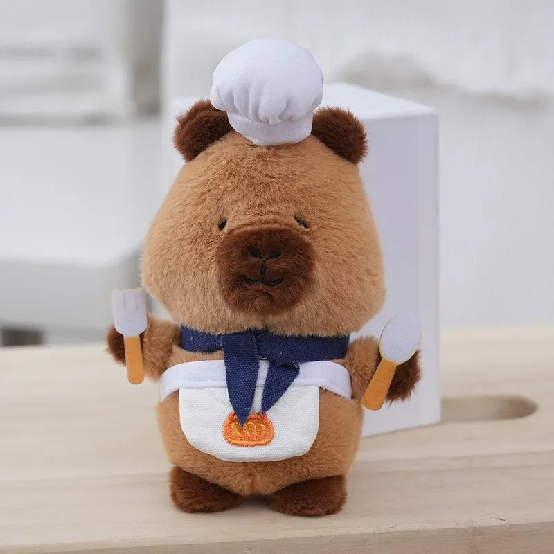 Cute Capybara Plush Keychain Bag Pendant & Car Charm Gift