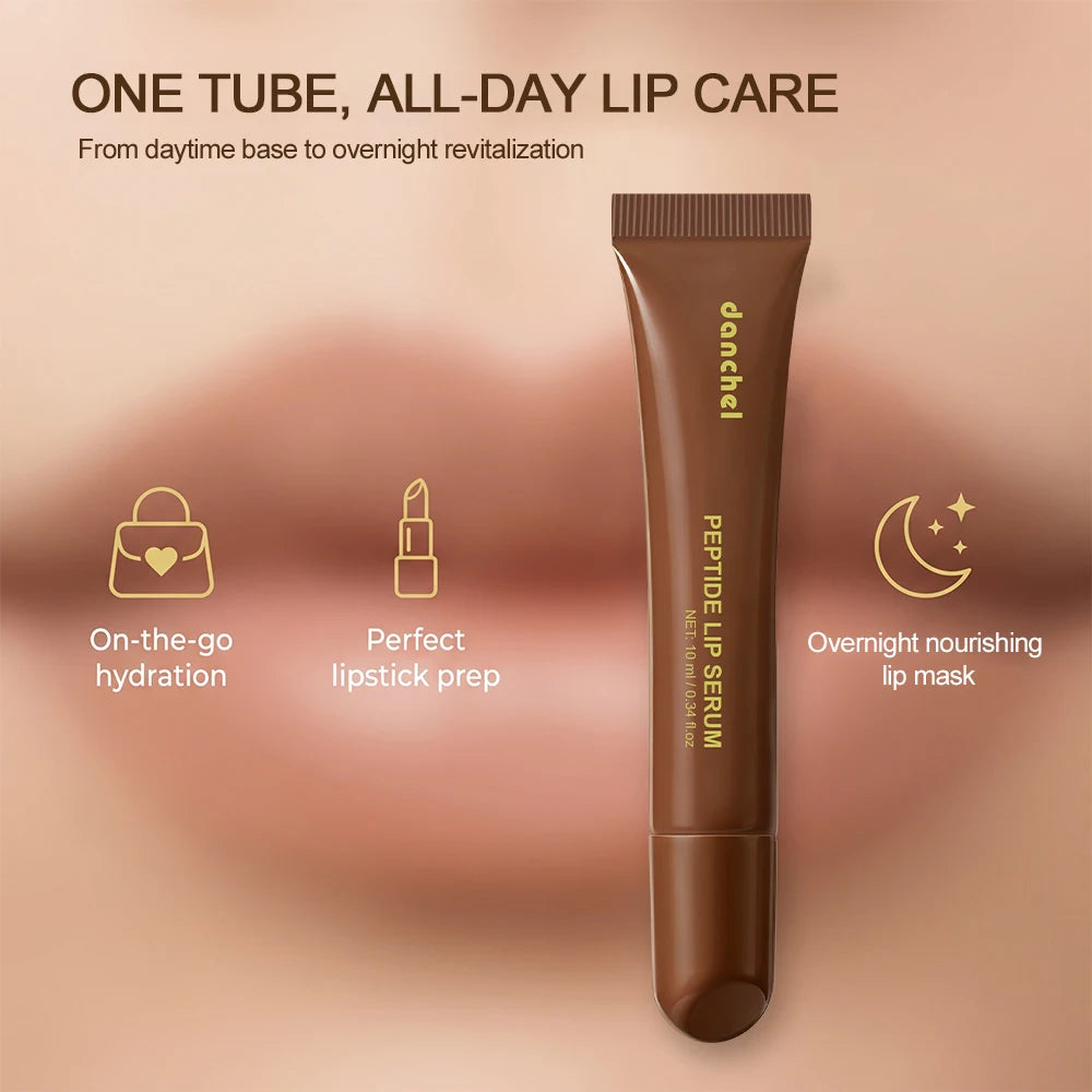 Caramel Banana Flavoured Peptide Lip Balm Instant Deep Hydration Smooth Fine Lines High Gloss Lip Finish Banana Peptide Lip Balm Peaceful Pleasures Health and Wellness