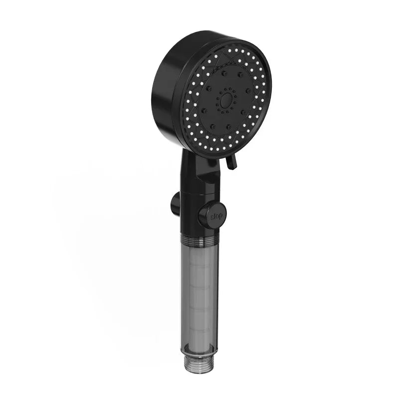 8-Mode Filtered Shower Head | High Pressure & One-Key Stop