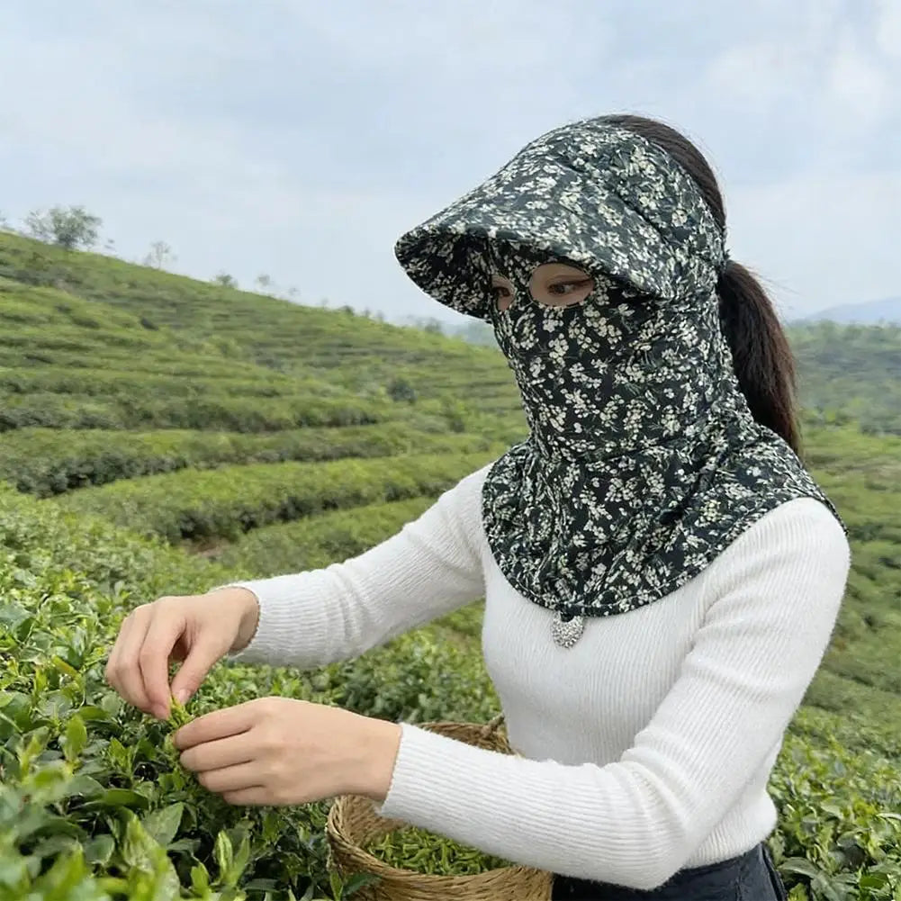 UV Protection Floral Bucket Hat | Gardening, Hiking & Travel