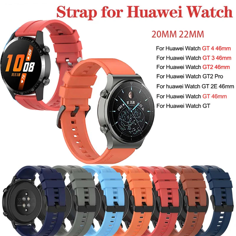 22mm Silicone Watch Band for Huawei GT2 Pro GT3 Samsung Peaceful Pleasures Health and Wellness