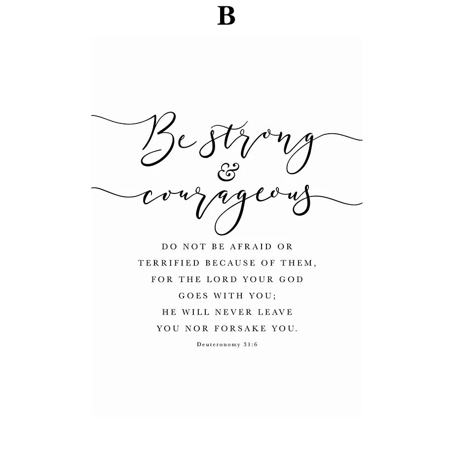 Modern Bible Verse Wall Art Religious Easter Gift Christian Decor Wall Art Canvas Painting Nordic Poster Home Living Room Dec Peaceful Pleasures Health and Wellness B 20x30cm