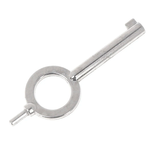 Universal Flat Handcuff Key – Zinc Alloy Lock Key with Keyring Handcuff Lock Key Peaceful Pleasures Health and Wellness