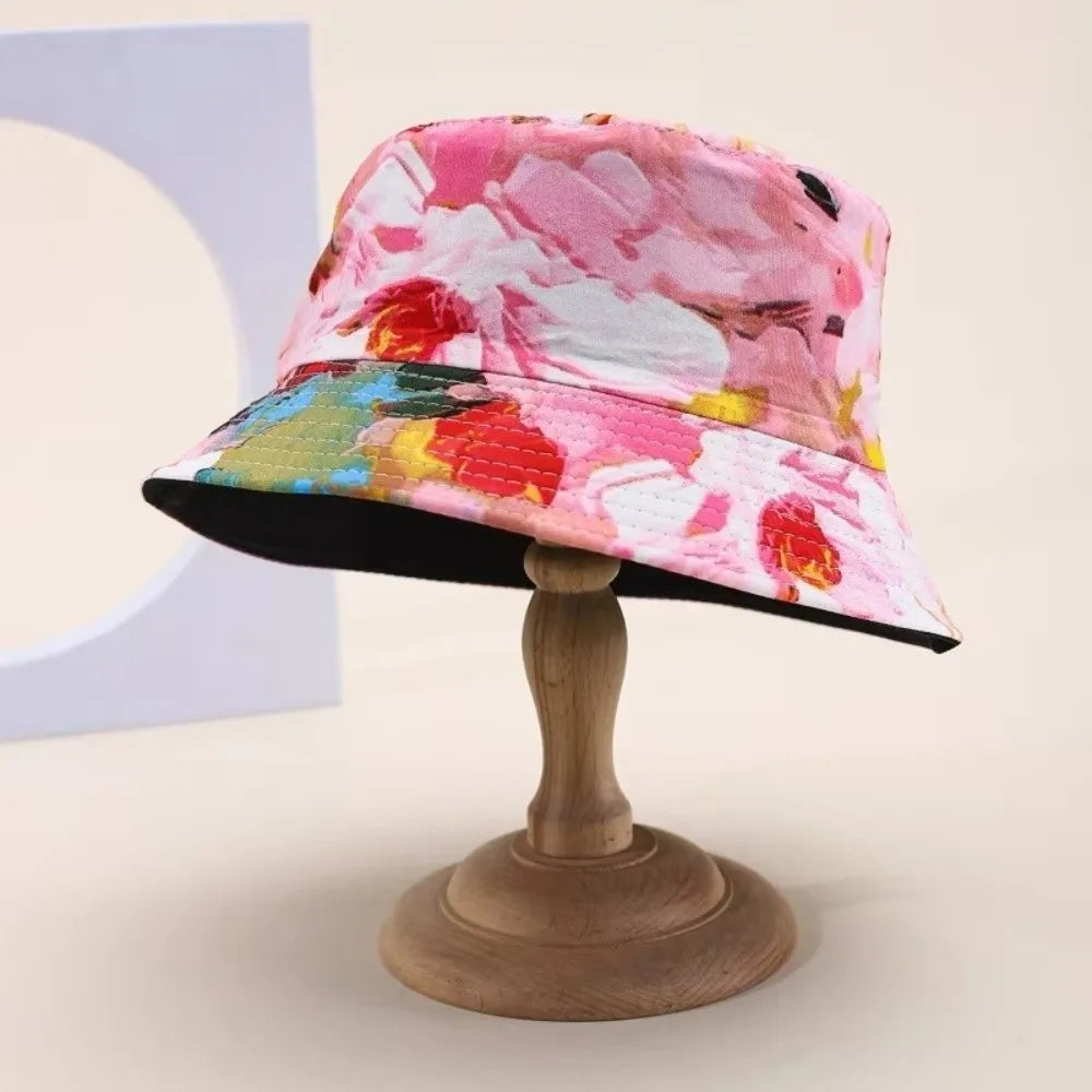 Reversible Printed Bucket Hat – Unisex Beach Sun Hat