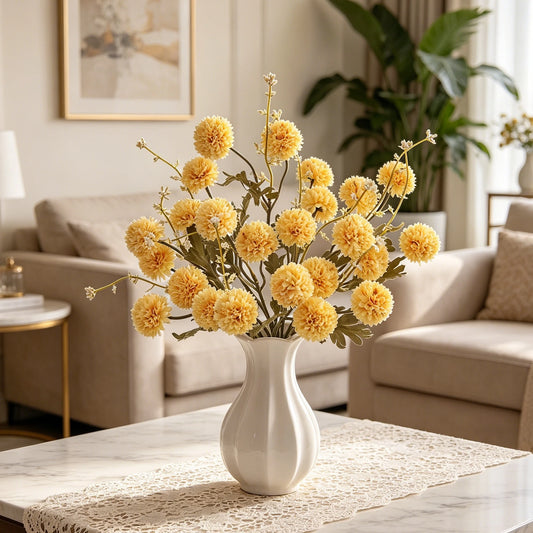 Silk Chrysanthemum Artificial Flowers – Wedding & Home Décor