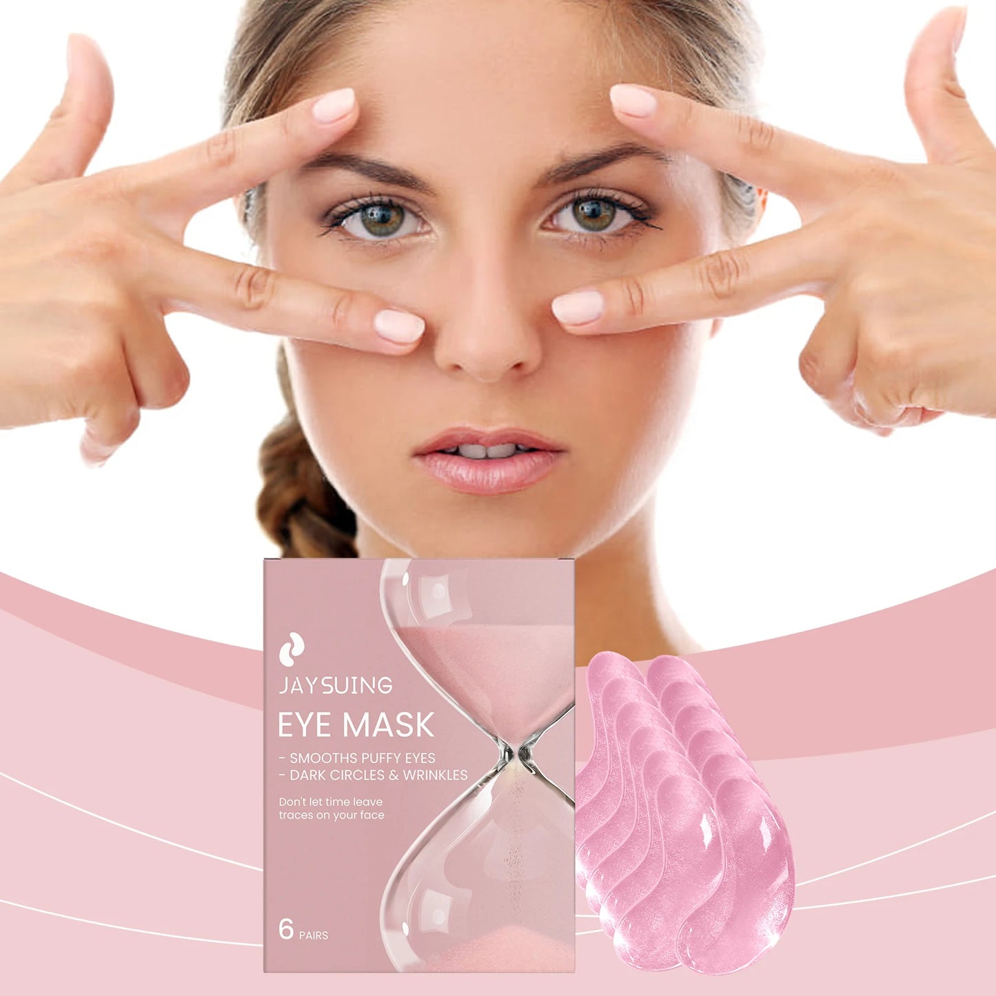Hyaluronic Acid Eye Mask for Dark Circles and Puffiness Peaceful Pleasures Health and Wellness