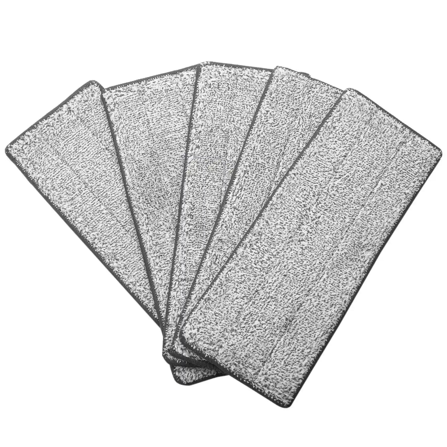 A36T-10PCS Microfiber Mop Pads House Kitchen Floor Cleaning Flat Mop Cloth Home Bathroom Replacement Mops Floor Cleaning Tools Peaceful Pleasures Health and Wellness