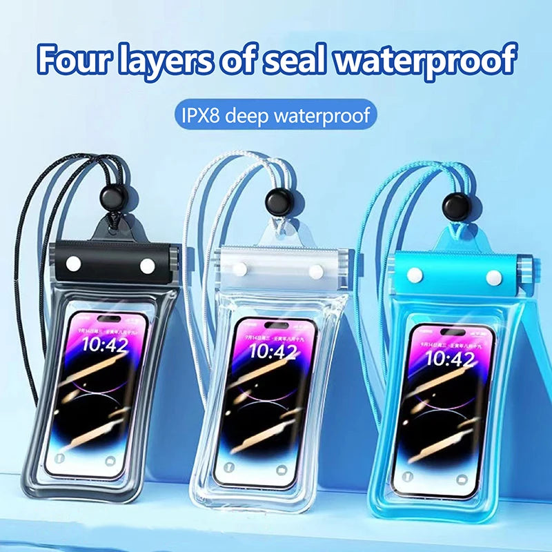 Waterproof Phone Case Touch Screen Sealed Bag – Swimming