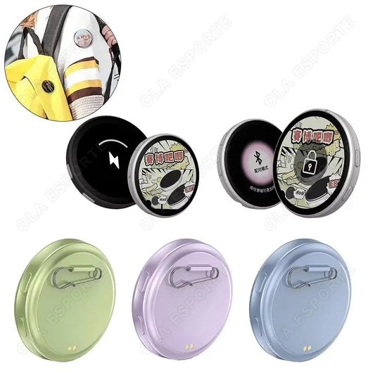 Anime E-Badge Display Pin Dynamic Electronic Smart Cyber Badge Merchandise Digital Display Dynamic Gift For Otaku Fans Friends Peaceful Pleasures Health and Wellness