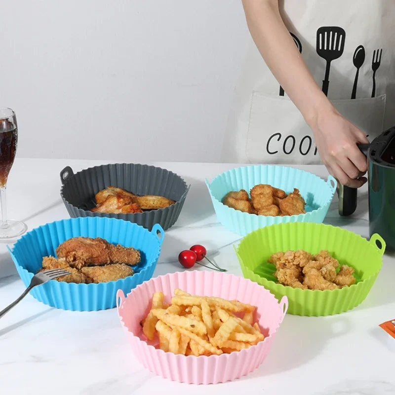 Reusable Silicone Baking Mat – Non-Stick Air Fryer Liner