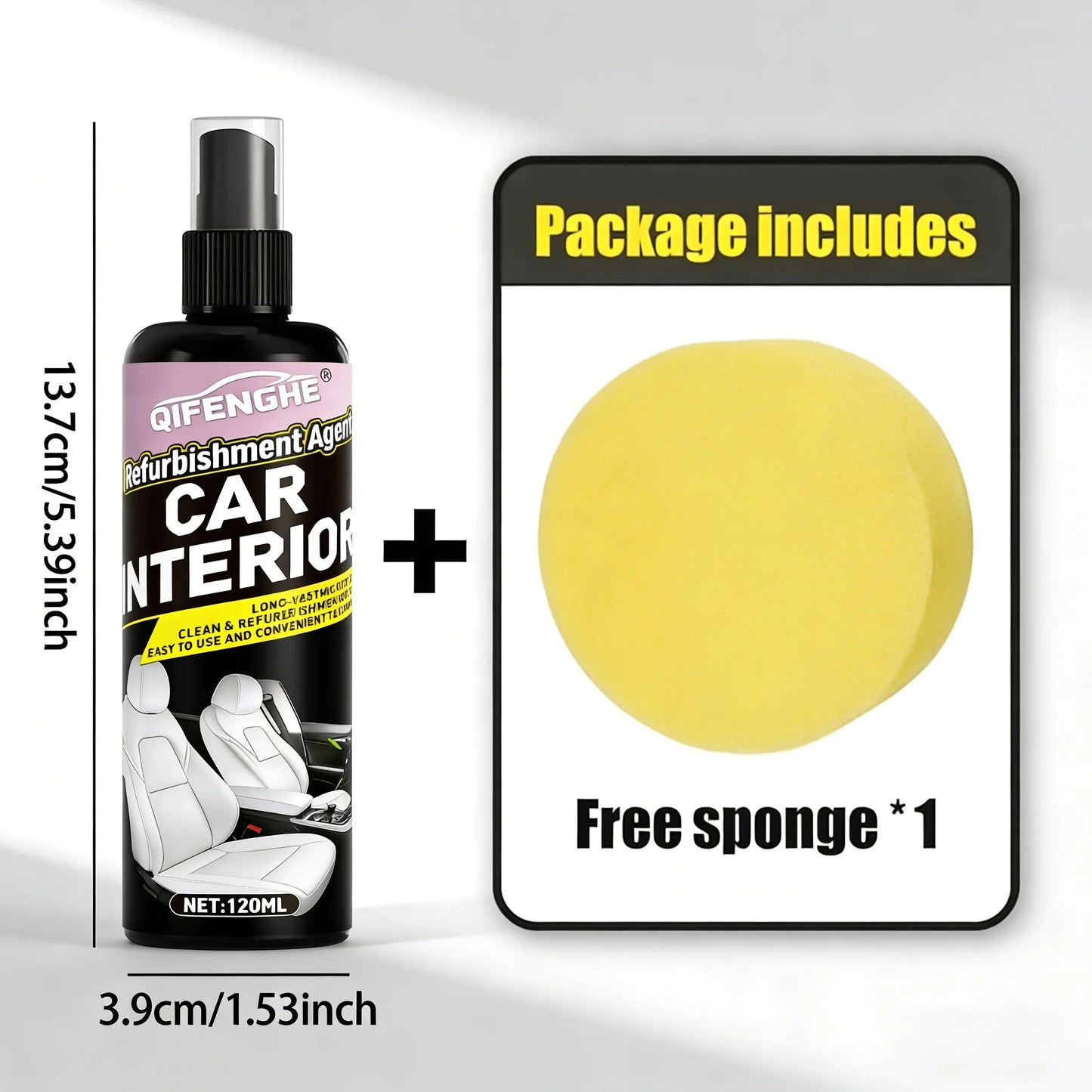 Car Interior Cleaner, Seat Polish & Conditioner – Rinse-Free