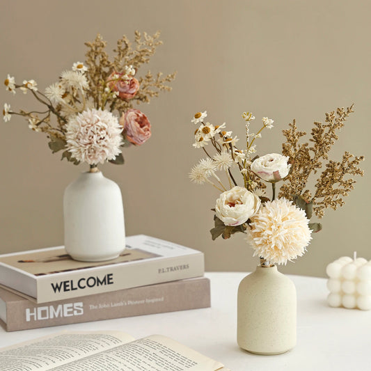 Artificial Silk Peony Bouquet for Wedding, Home & Party Decor Artificial Flower Bouquet Peaceful Pleasures Health and Wellness