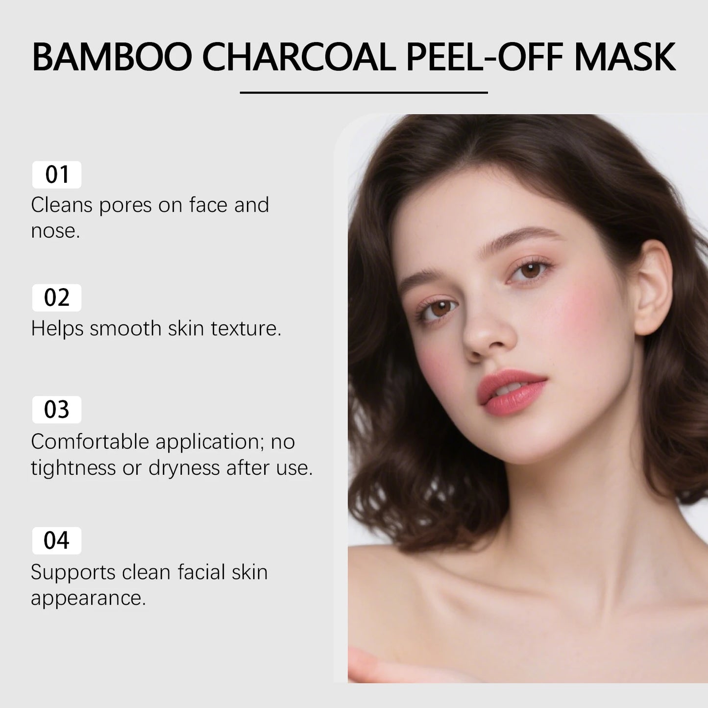 Charcoal Peel-Off Face Mask | Deep Pore Cleansing & Blackhead Remover