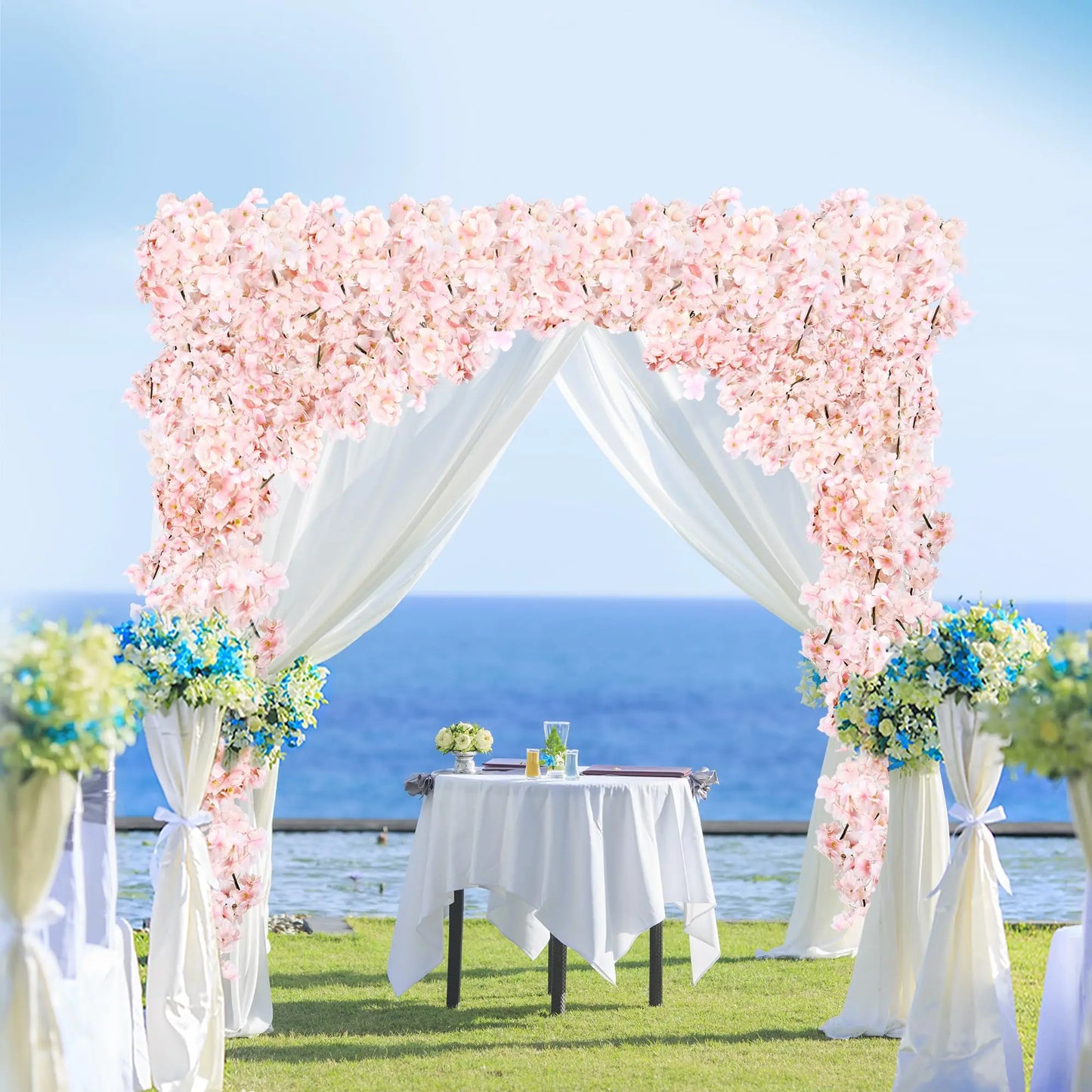 5.6ft Artificial Sakura Vine | Silk Cherry Blossom Décor