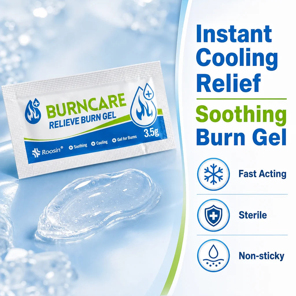 1pcs Medical 3.5g Burn Care Dressing Gel for Burn Wound Scar Wounds Care First Aid Kit Medical Medical Supplies Cute Bandaids Peaceful Pleasures Health and Wellness