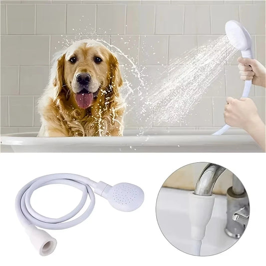 1pc Multifunctional Portable Sink Faucet Shower Head Attachment Easy Install Tap Spray Nozzle for Pet Bathing Home Outdoor Use Peaceful Pleasures Health and Wellness