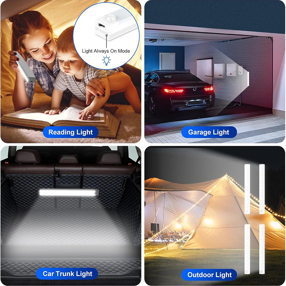 Rechargeable LED Bar Light with Motion Sensor | Cabinet & Hallway