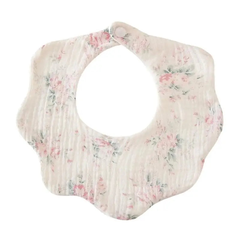 Cotton Bandana Baby Bib | Floral Teething & Drooling Bib
