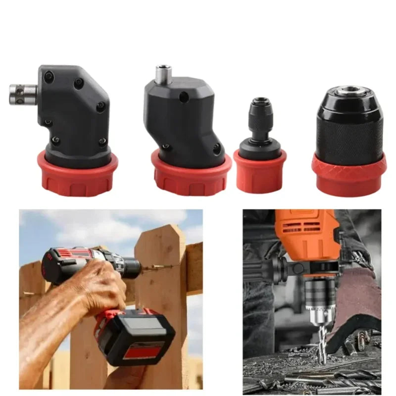 Quick Release Keyless Drill Chuck Adapter – 6.35mm Hex Shank