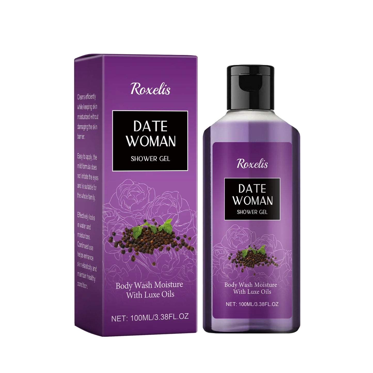 Jasmine Herbal Shower Gel – Moisturizing & Nourishing Bath Gel