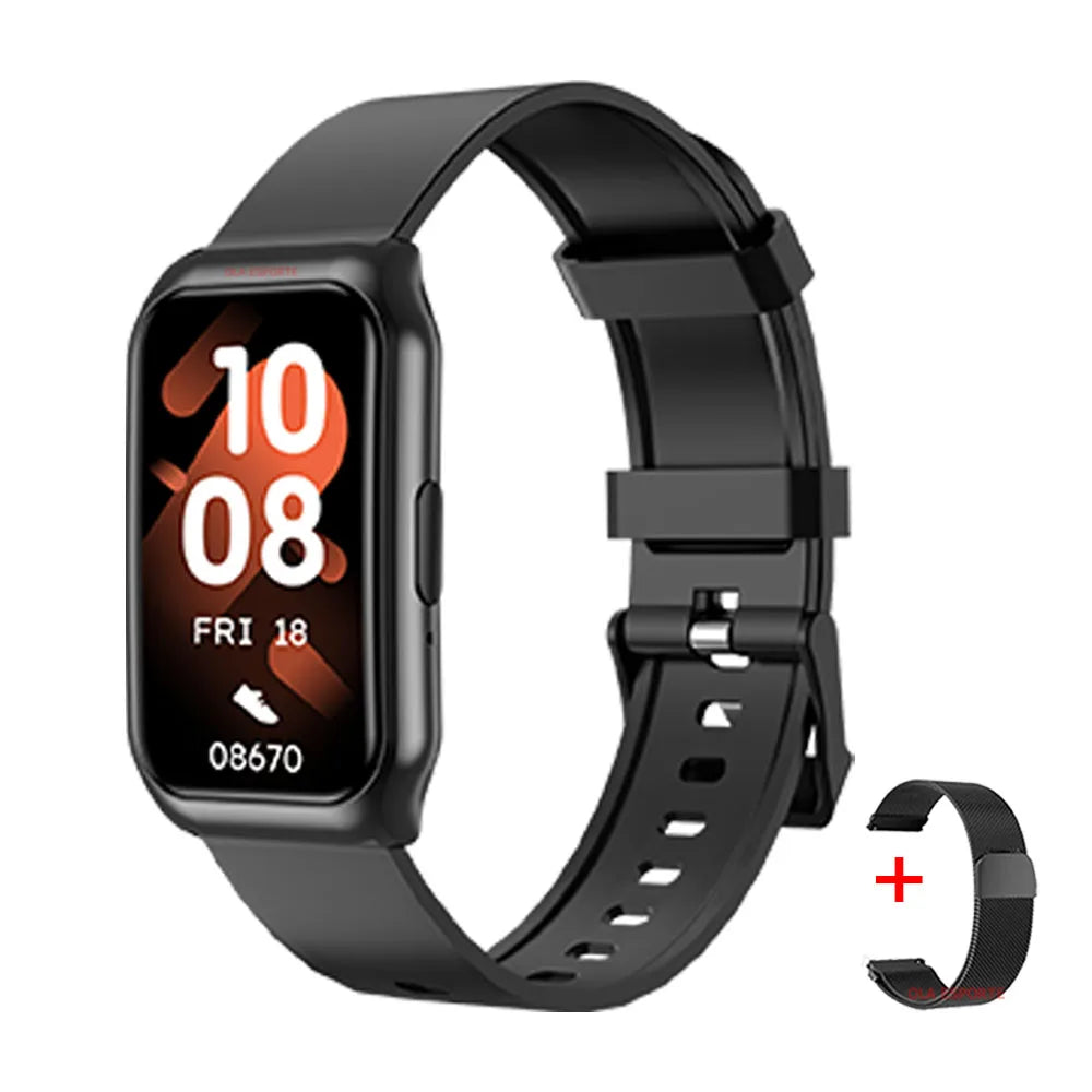 2026 New Smart Watch Bluetooth Calling GPS Heart Rate&Sleep Monitoring Voice Assistant Men Women IP68 Waterproof Smartwatch MA27 Peaceful Pleasures Health and Wellness Black Milan