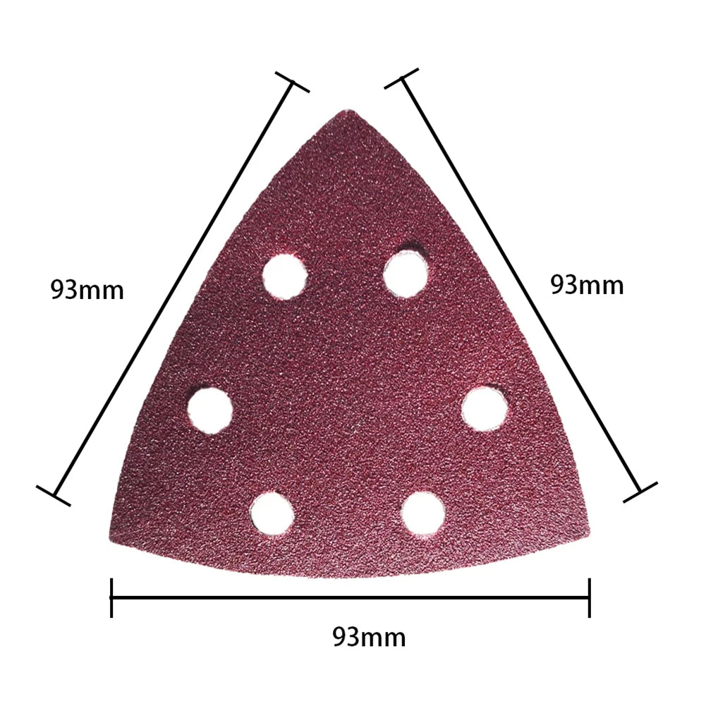 Triangle Sandpaper Sander Hook Sanding Disc Abrasive Tools Grit Power