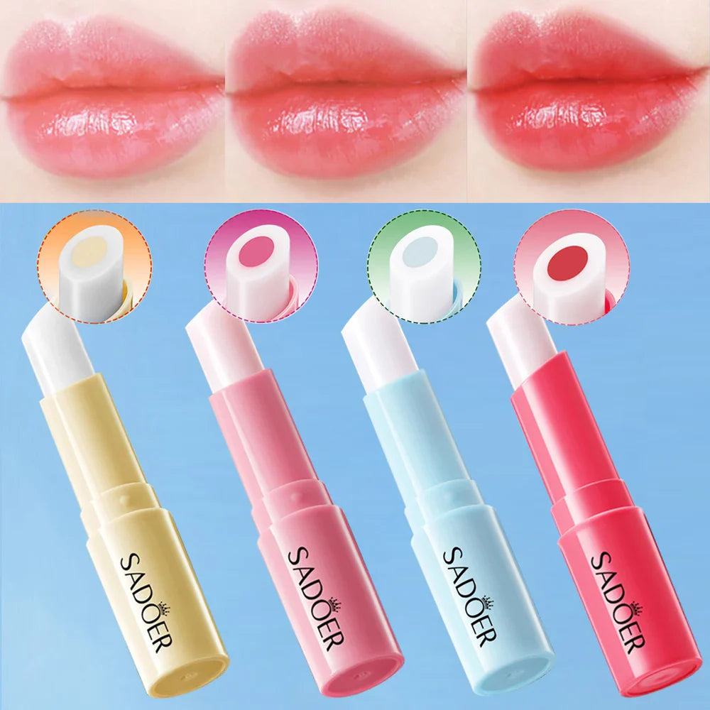 Color Changing Fruit Lip Balm – Heart Core Moisturizing 2.5g