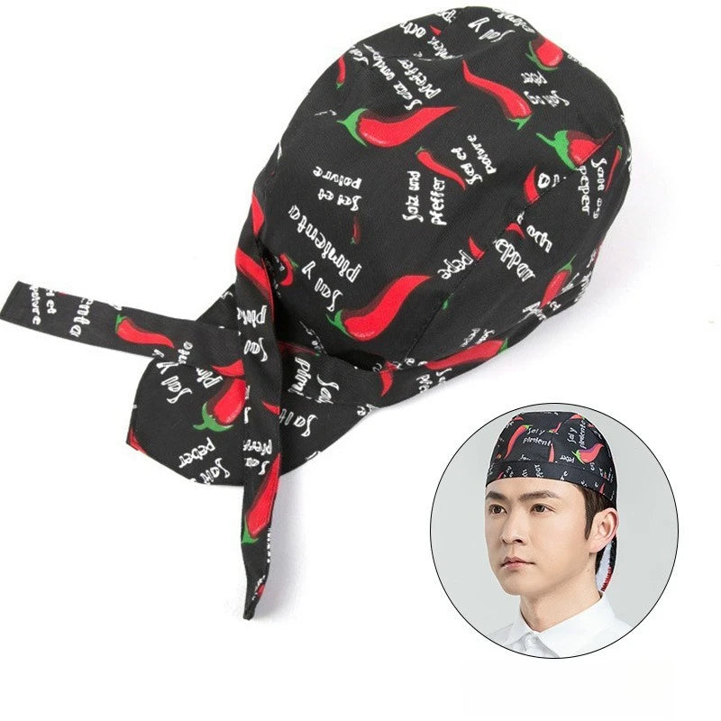 Unisex Chef Pirate Hat | Adjustable Kitchen Cap for Cooks & Bakers