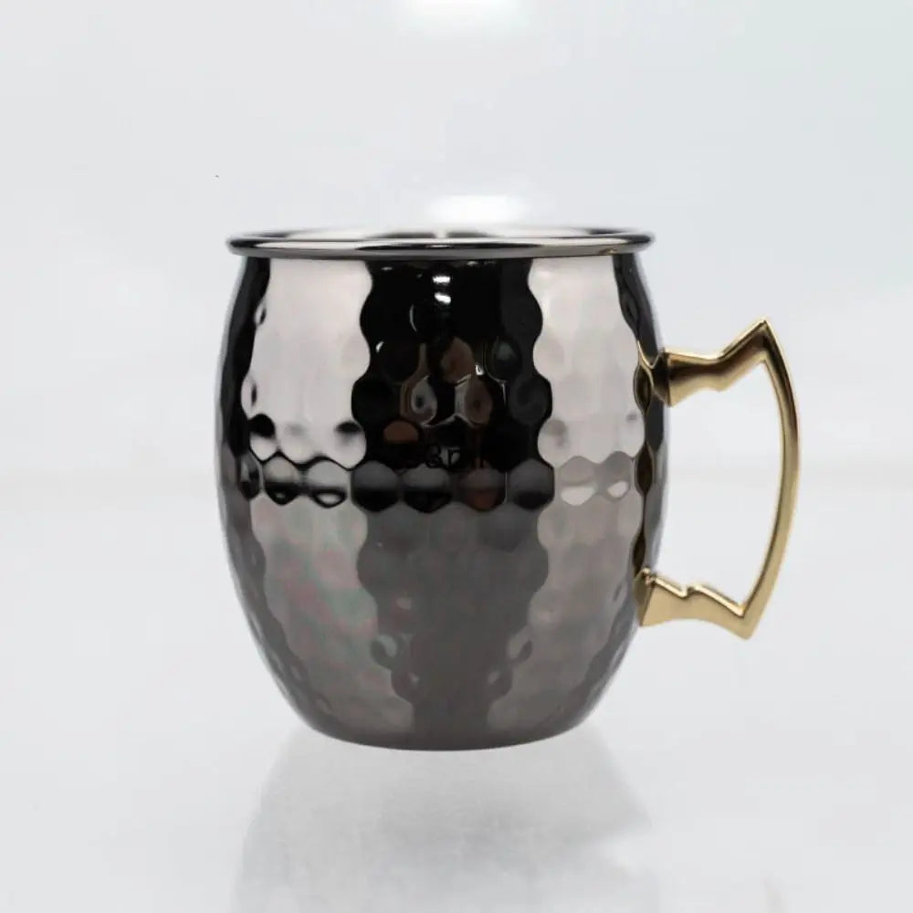 500ml Pure Copper Moscow Mule Mug | Handcrafted Brushed Cup