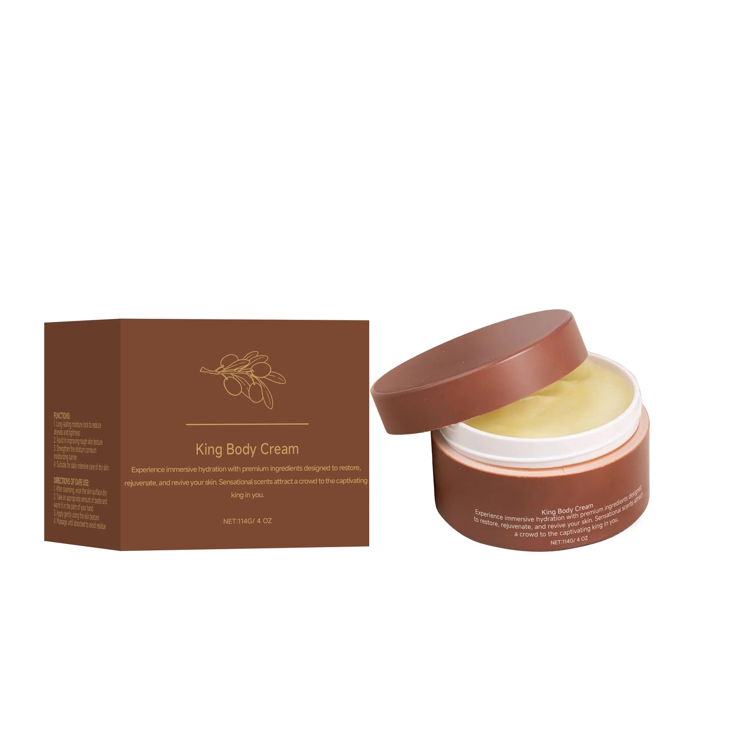 Shea Butter Body Cream – Keratin Deep Moisturizer for Dry Skin
