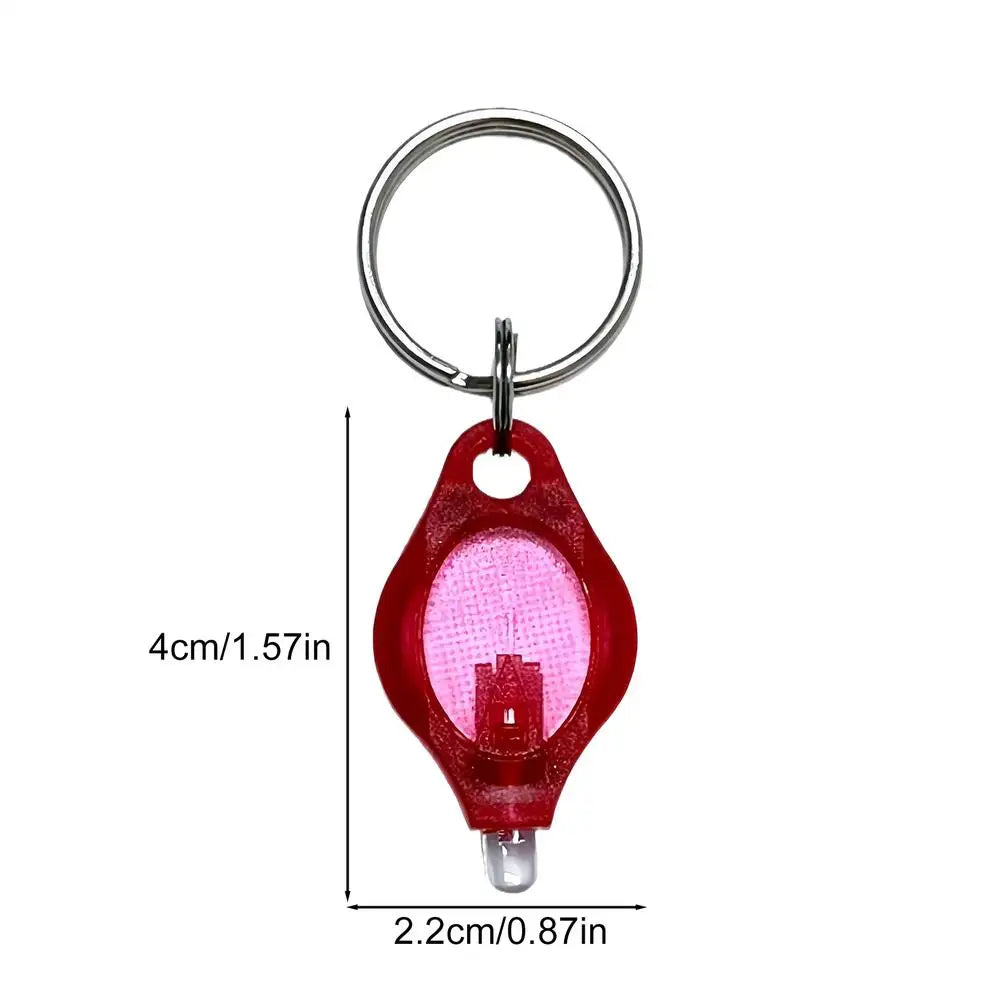 Mini LED UV Keychain Light | Portable Detector for Bags & Keys