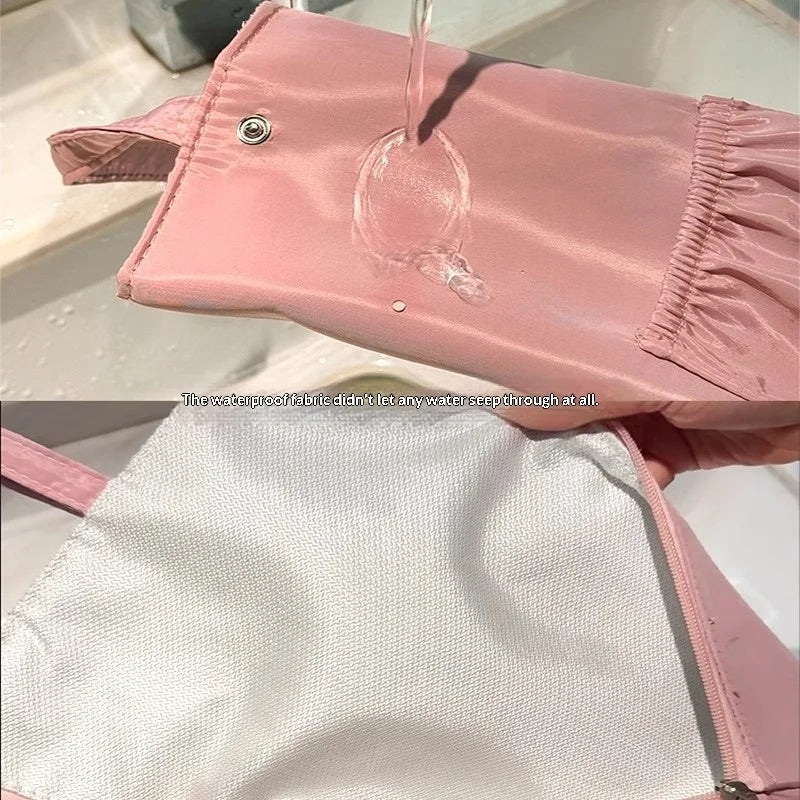 Portable Curling Iron Storage Bag Hair Dryer Travel Storage Bag Reusable Zippered Storage Bag Travel Accessories Peaceful Pleasures Health and Wellness