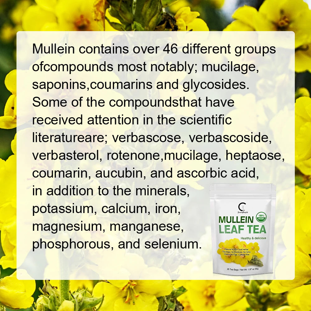 Mullein Leaf Herbal Tea – Lung Cleanse & Respiratory Support Peaceful Pleasures Health and Wellness