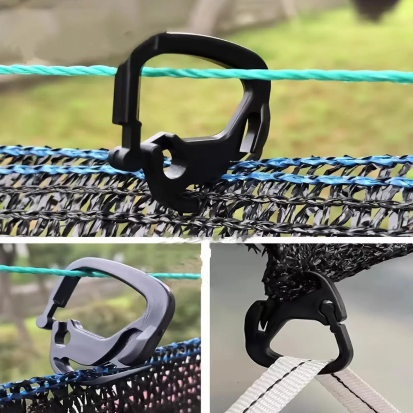 Shade Net Clips 100-Pack – Heavy Duty Tarp & Fabric Clamps