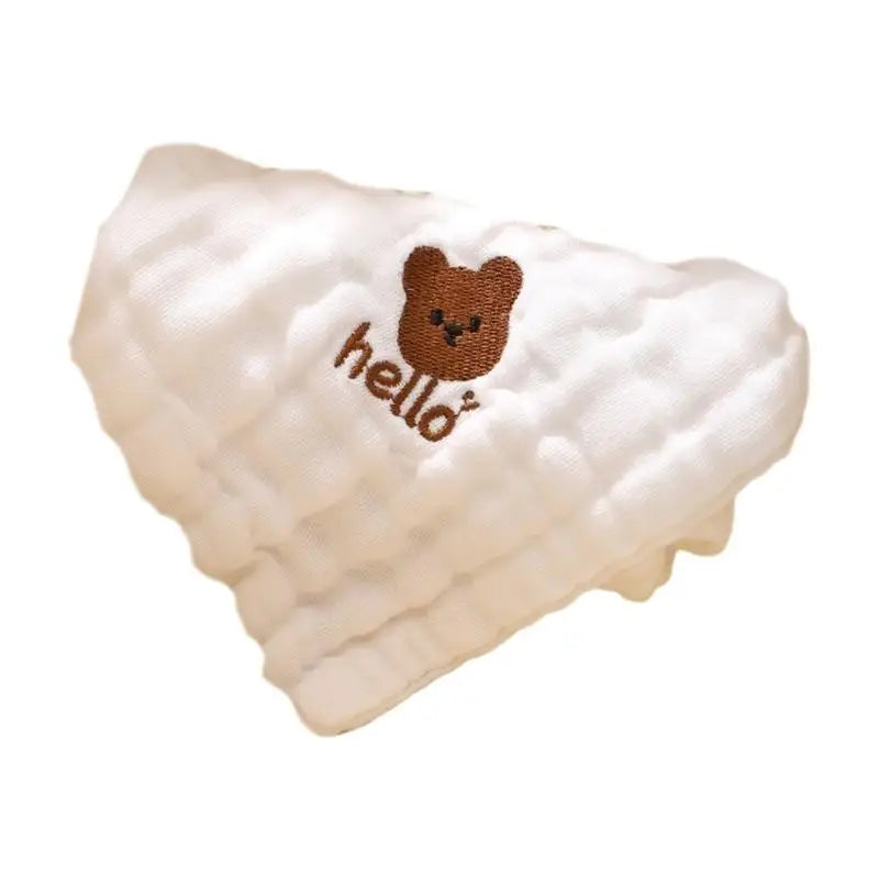 6-Layer Baby Towel | Soft Cotton Burp Cloth & Drool Bib