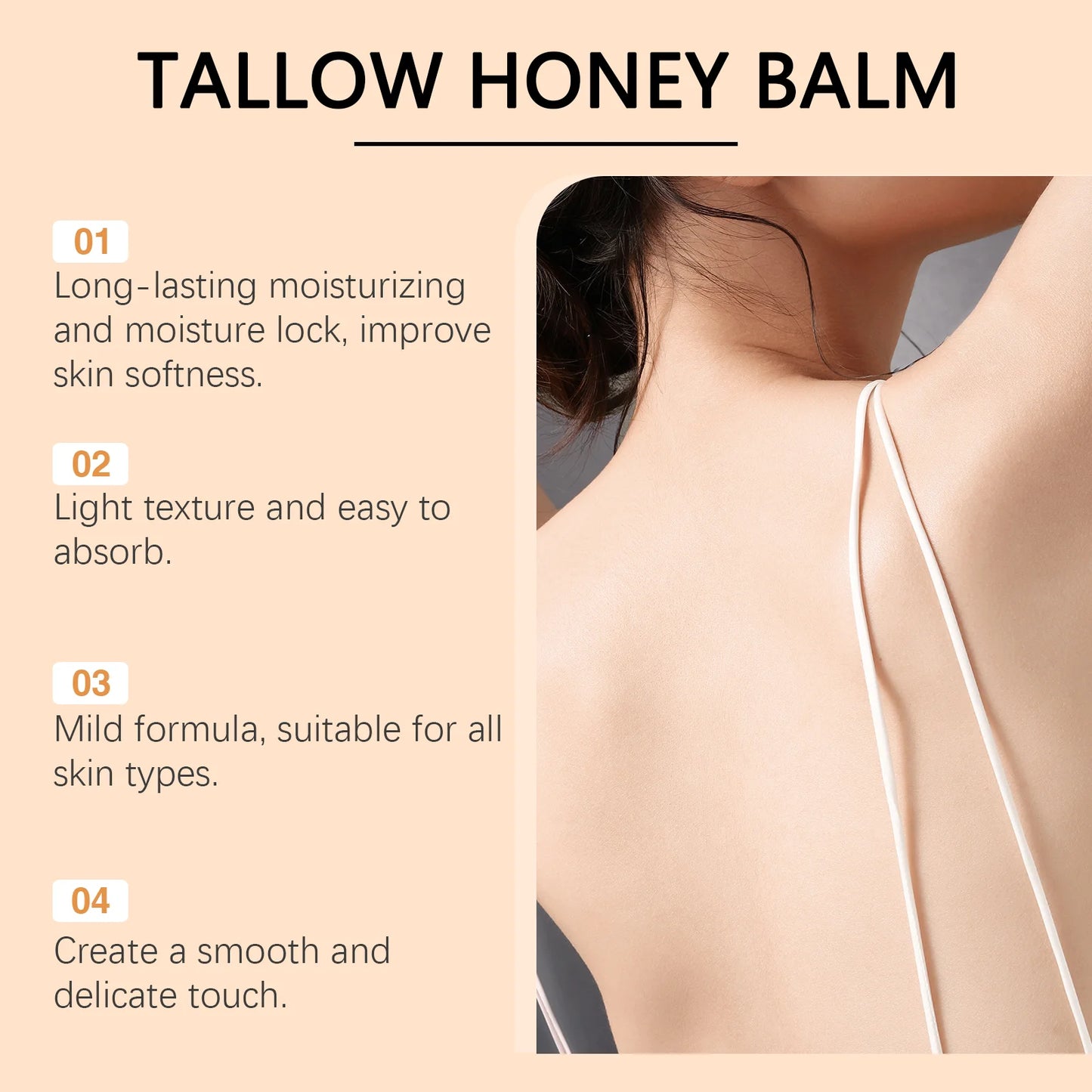 Beef Tallow & Honey Brightening Cream – Fade Dark Spots