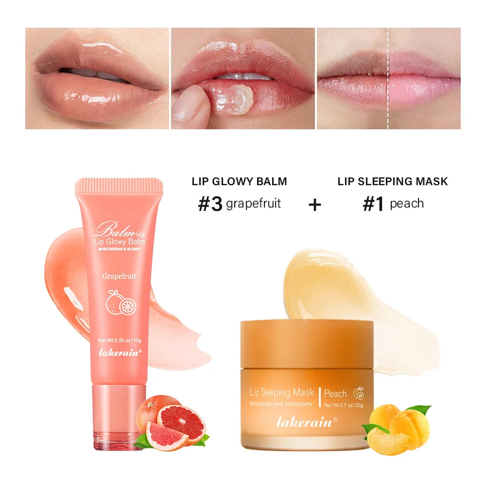 Lip Balm & Overnight Lip Mask Set | Nourishing 2-Pc Duo