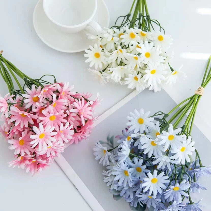Silk Chrysanthemum Artificial Bouquet | Wedding & Home Décor