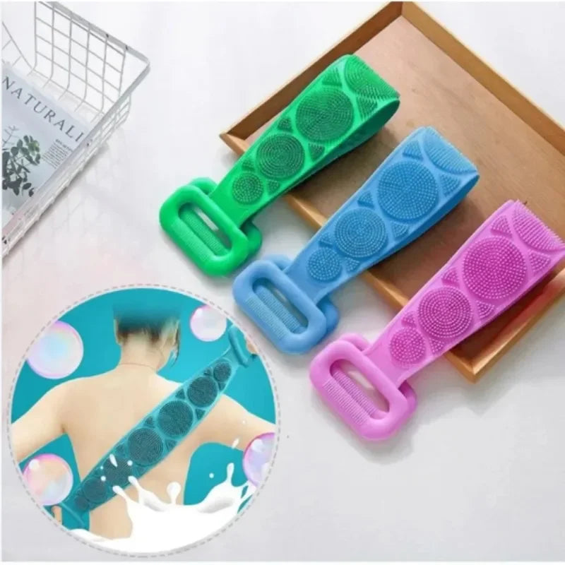 Silicone Back Scrubber – Double-Sided Exfoliating Bath Brush
