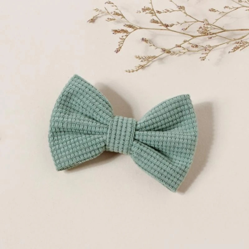 Girls Plaid Hair Clip Barrette | Cute Fabric Hairpin for Kids