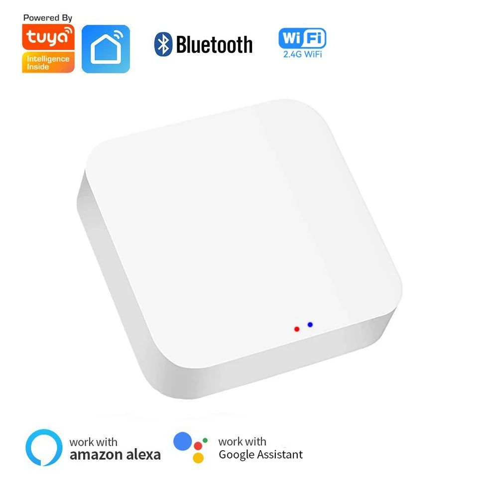 Smart LifeAPP Multi-mode Gateway ZigBee Bluetooth Wireless Hub Remote Controller Bridge Voice Control Via Alexa Google Home Peaceful Pleasures Health and Wellness Bluetooth Gateway