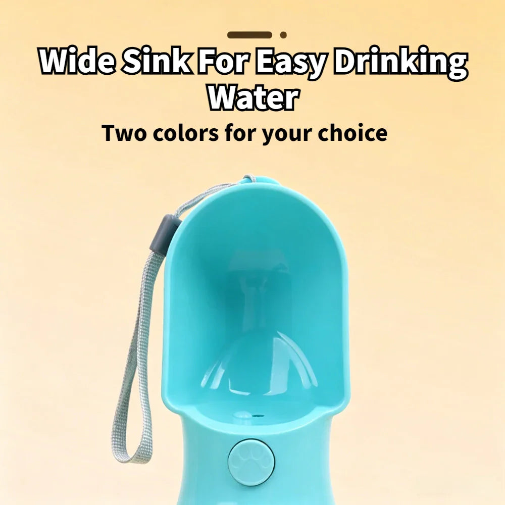 Portable Dog Cat Travel Water Bottle & Food Container
