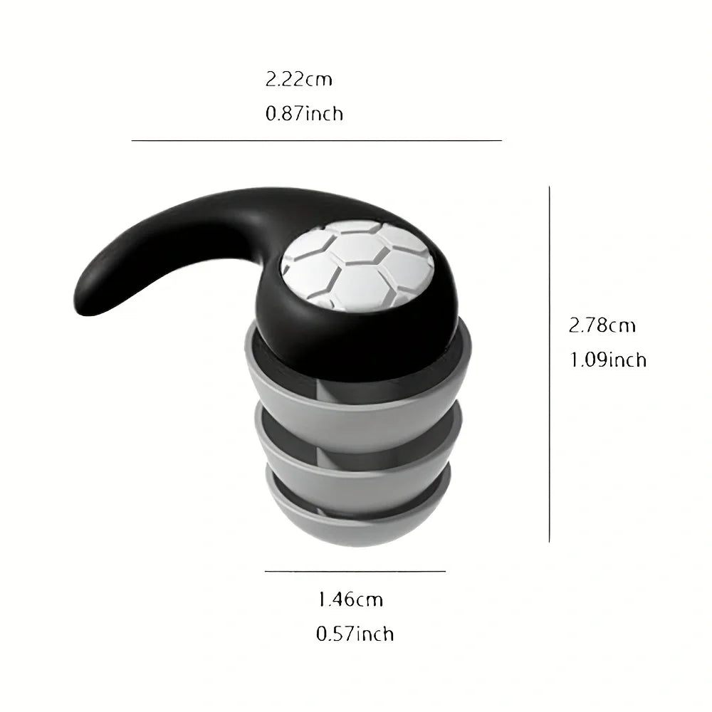 Silicone Noise Filtering Earplugs – Sleep, Swim & Focus